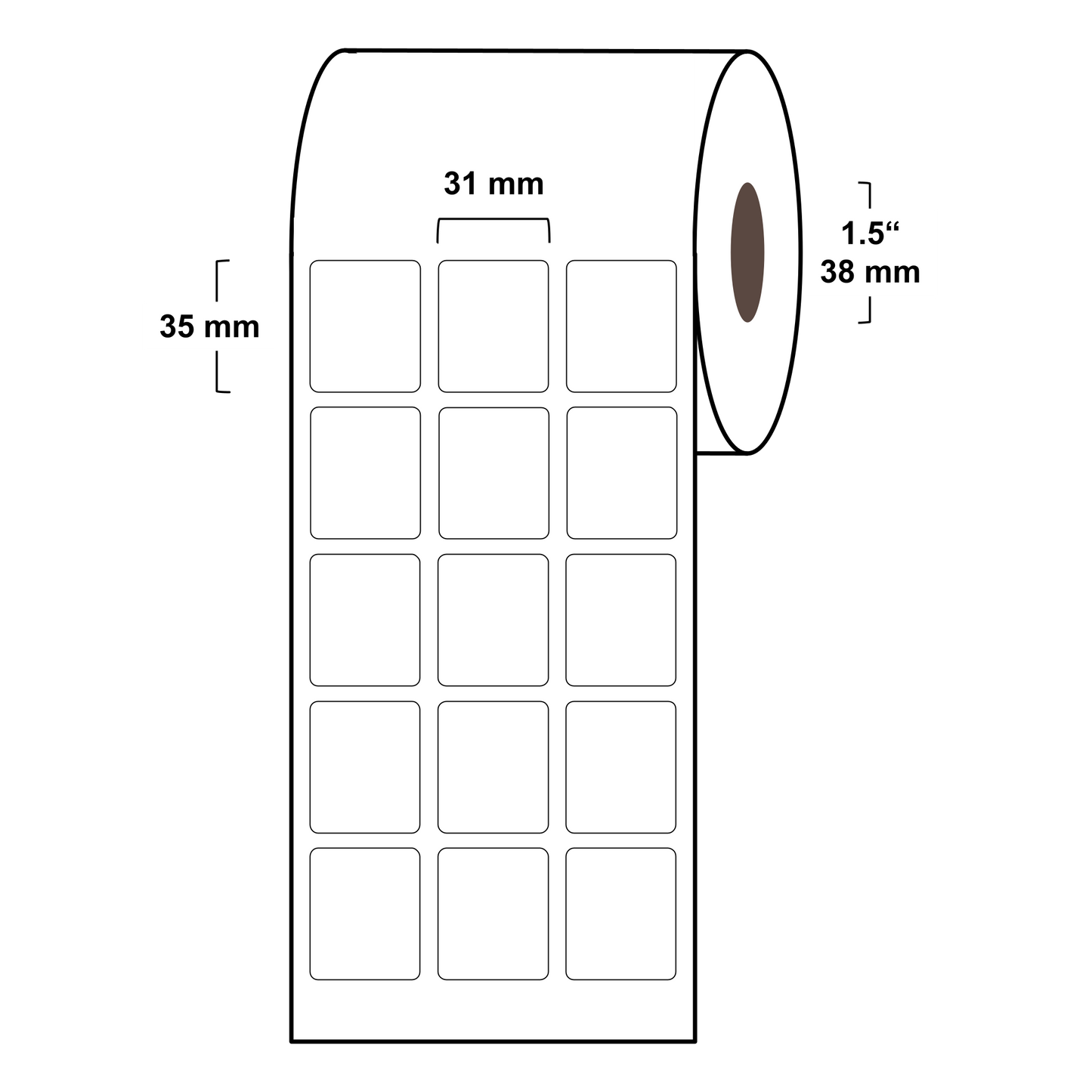 Etiqueta 31x35
